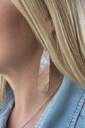 Silverleaf Wood Earrings