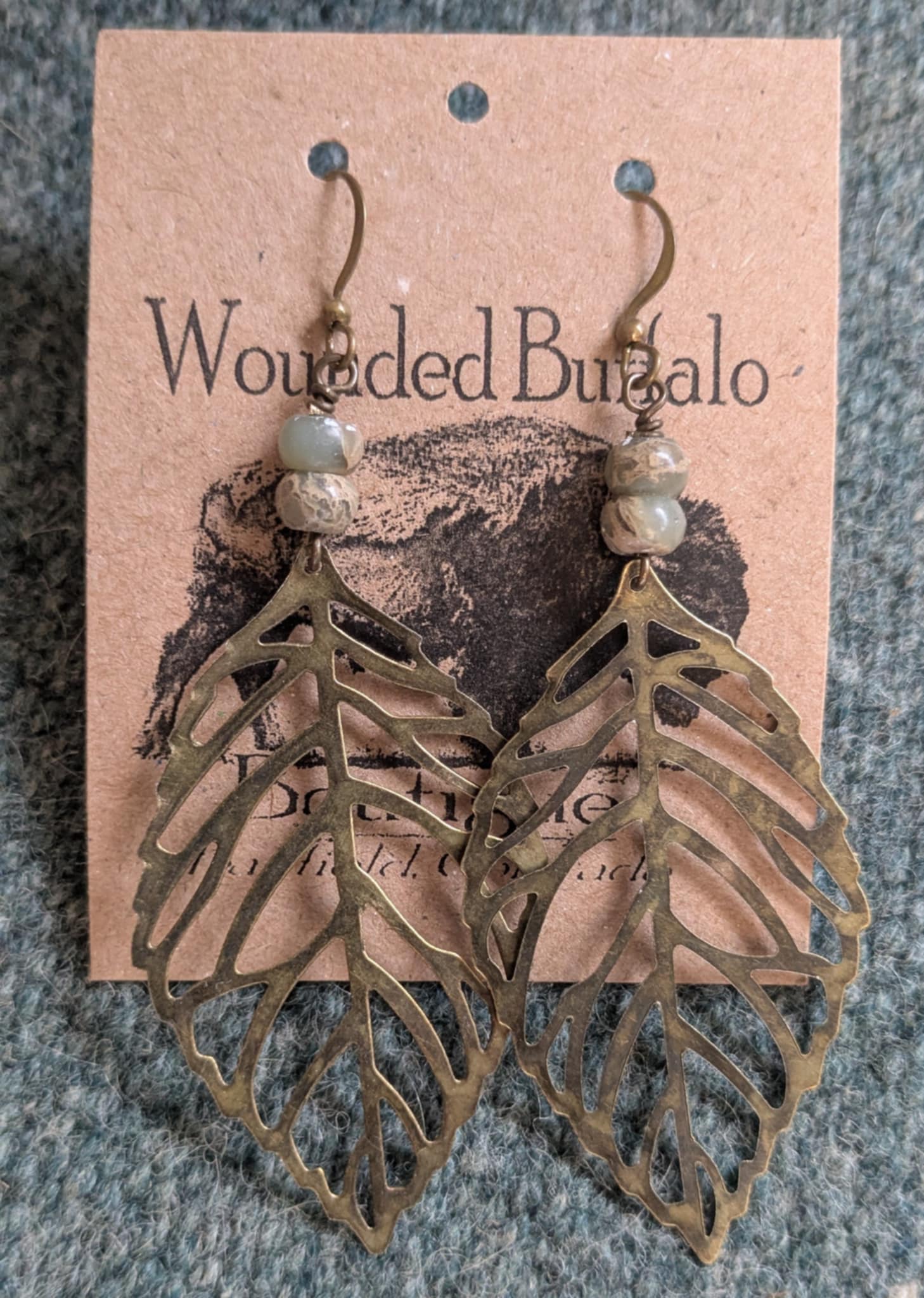 Bronze Leaf and Green Rainforest Jasper