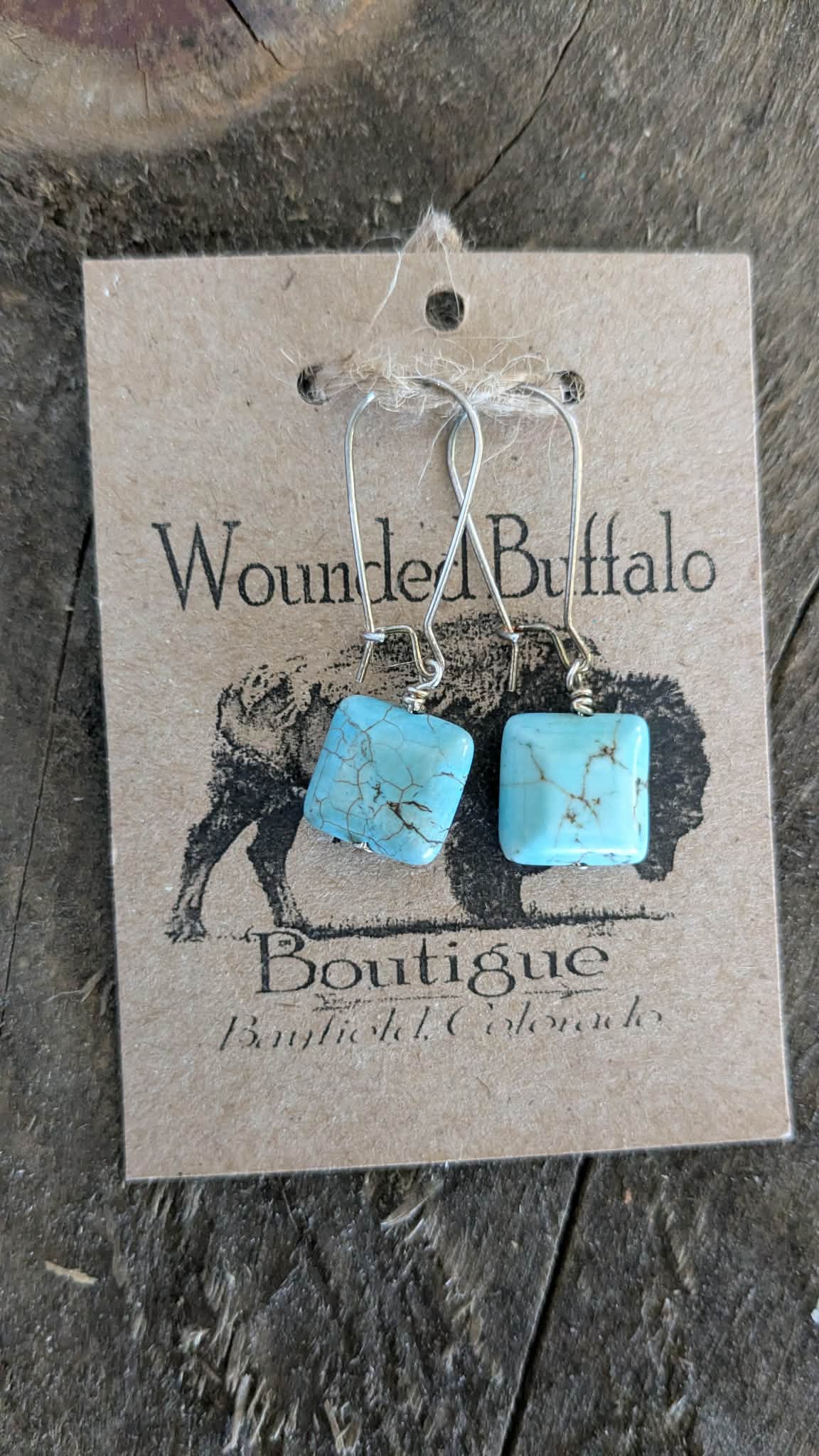 Turquoise Mini Drop Earrings