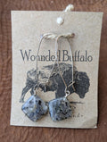 Tourmalinated Quartz Drop Earrings
