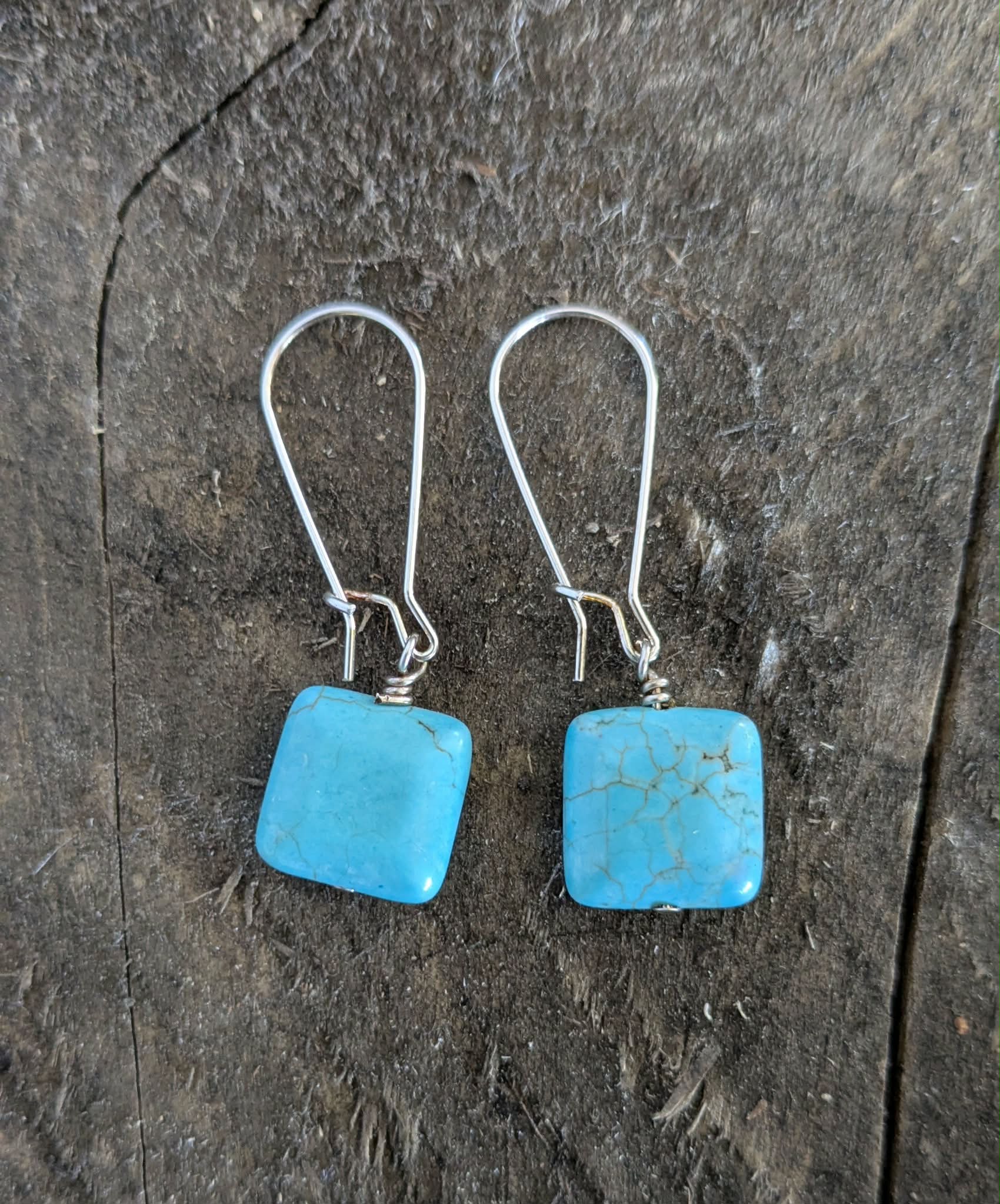 Turquoise Mini Drop Earrings