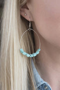 Light Turquoise Hoop Earrings